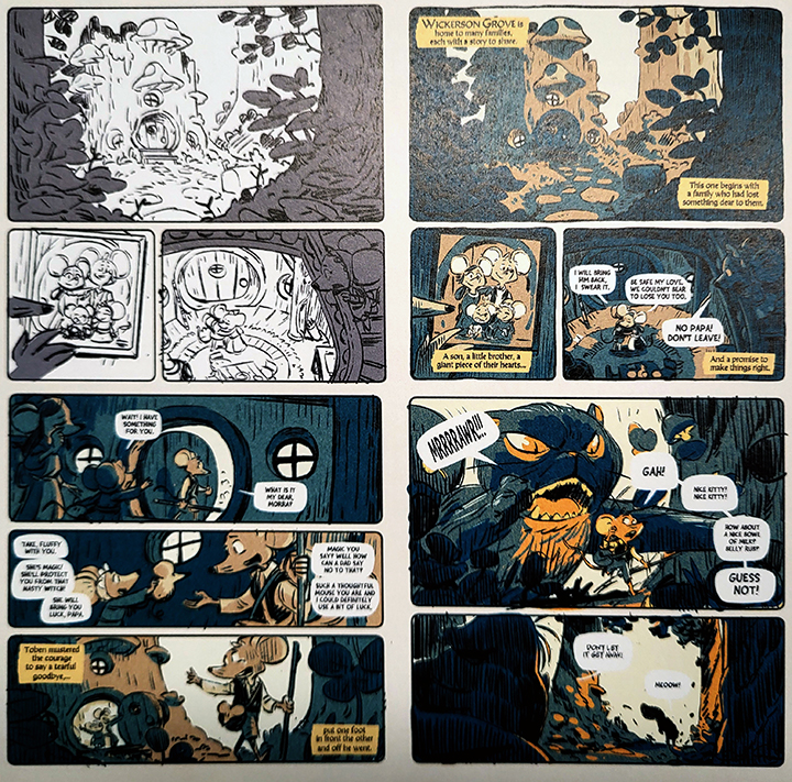 "Illustration de Dans la forêt de Wickerson"